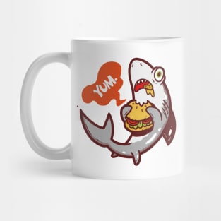 Burger Shark Mug